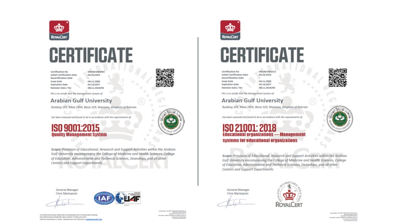 For Quality Management in Educational Organisations AGU Obtains ISO 9001:2015 and ISO 21001:2018 Certification