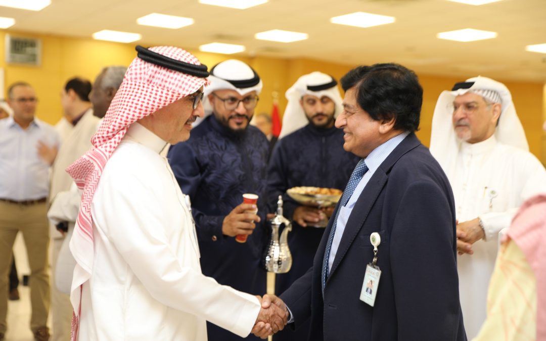 رئيس جامعة الخليج العربي يلتقي أعضاء الهيئة الأكاديمية والإدراية بمناسبة عيد الأضحى المبارك