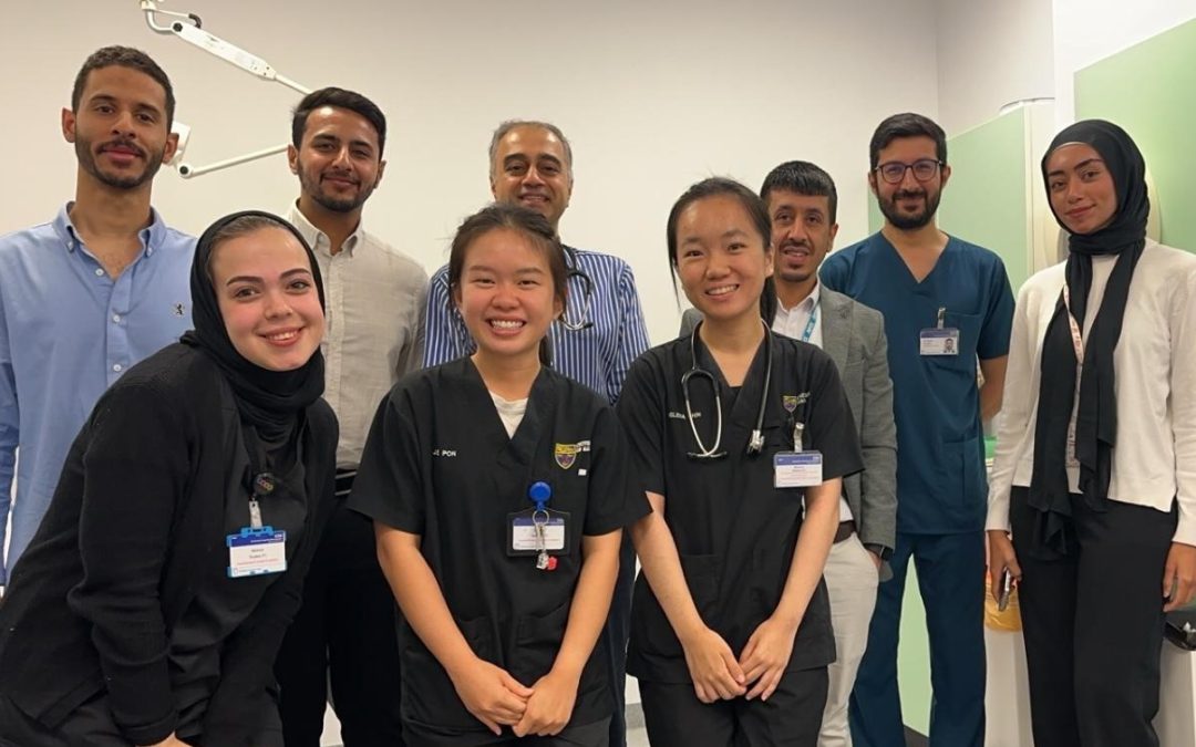Arabian Gulf University Medical Students Participate in Training Course at Queen Elizabeth Hospital