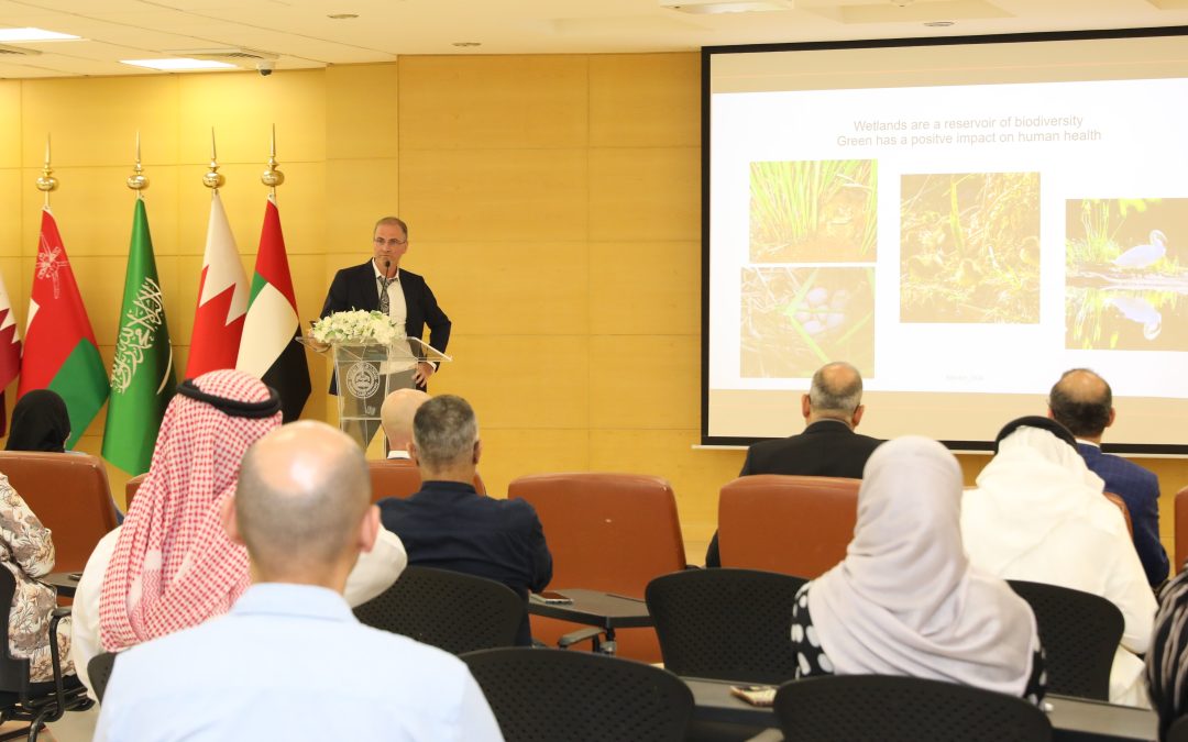 During the Sh. Zayed bin Sultan Al Nahyan Chair for Environmental Sciences’ Activity at the Arabian Gulf University: Prof. Zubari Announces Launch of Pioneering Research Project for Innovative Biological Water Treatment Technology