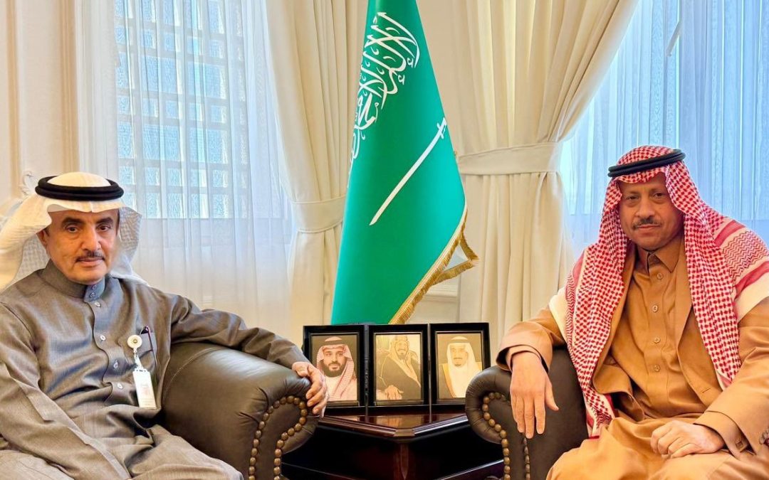 The Ambassador of the Kingdom of Saudi Arabia to Bahrain Receives the President of AGU