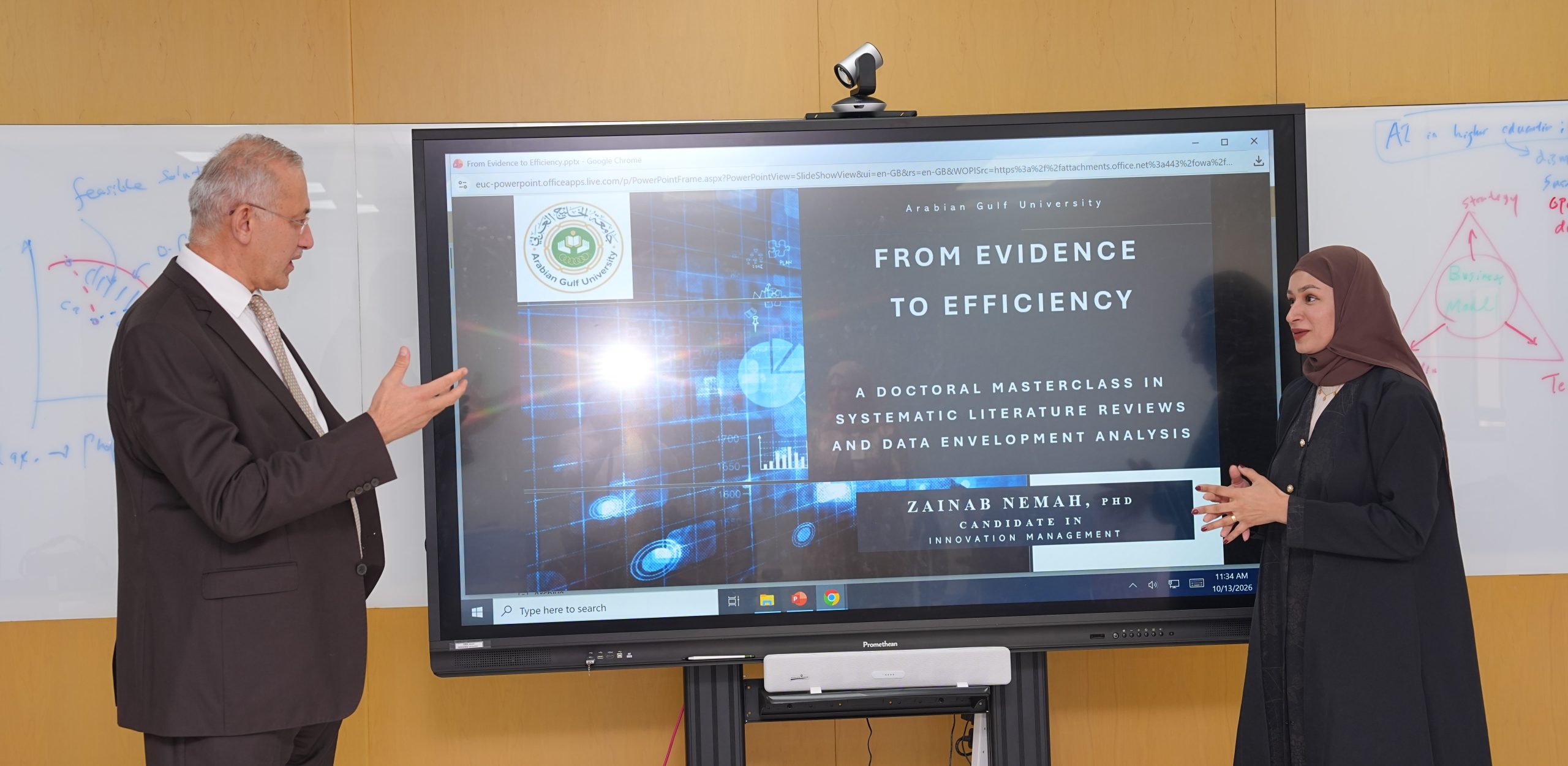 “من الأدلة إلى الكفاءة”.. باحثة بجامعة الخليج العربي تطوّر إطارًا لقياس كفاءة الابتكار في الجامعات الخليجية